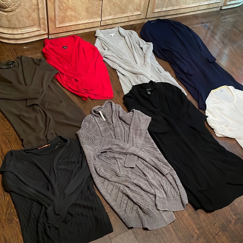 Lot of 8 Women’s Cardigans